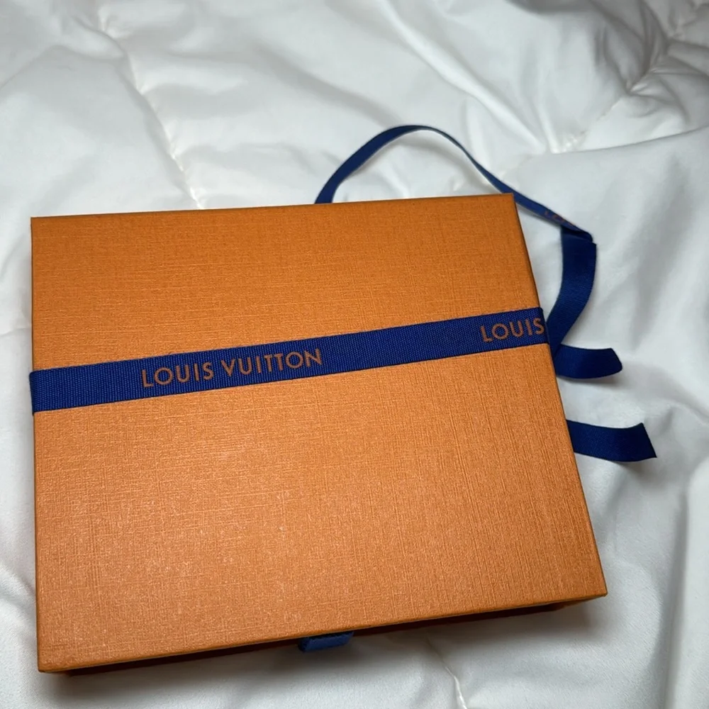 Louis Vuitton Authentic Empty Gift Box with Dustbag and Ribbon Small
